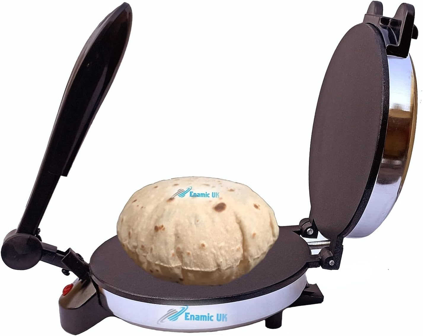 Roti Maker Electric Automatic | chapati Maker Electric Automatic | Roti Maker Non Stick PTEE Coating Roti/khakhra/Paratha Maker - Stainless Steel Body ||WS32