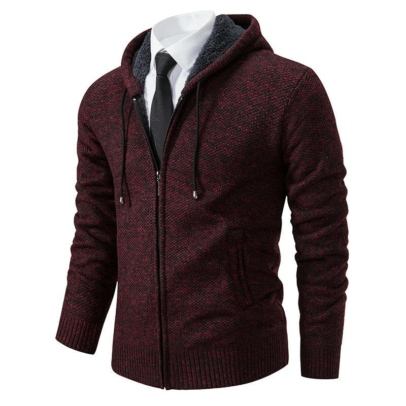Cárdigan de punto grueso para hombre que busca abrigo total sin usar chaquetas pesadas 7