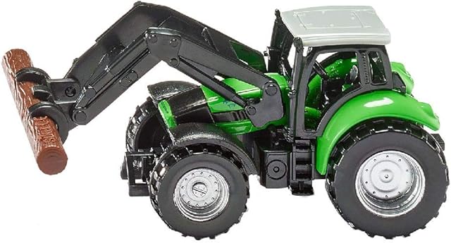 Deutz Fahr Agrotron TTV with Front Loader and Tree Trunk Grapple