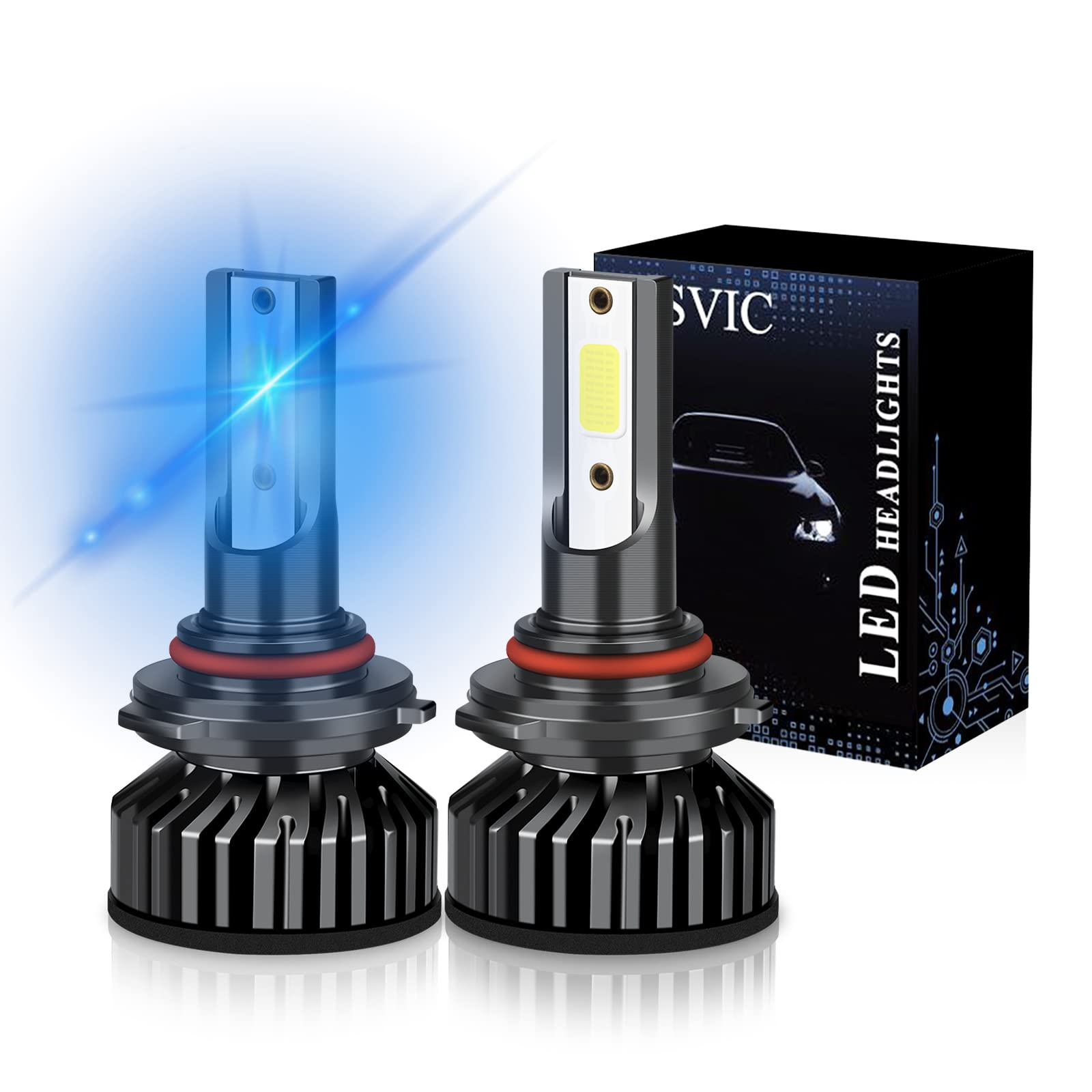 Amazon | VISVIC 9005/HB3 ハイビーム LED ヘッドライトバルブ 8000K
