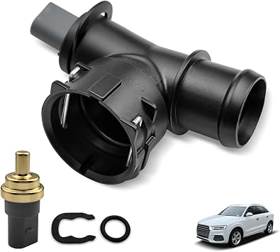 Uselection 5Q0122291T Coolant Water Hose Compatible for A1 A3 S3 Q2 Q3 TT TTS for Golf Passat Polo Arteon Touran Kodiaq Octavia Superb Seat Altea Leon 5QD122291AG