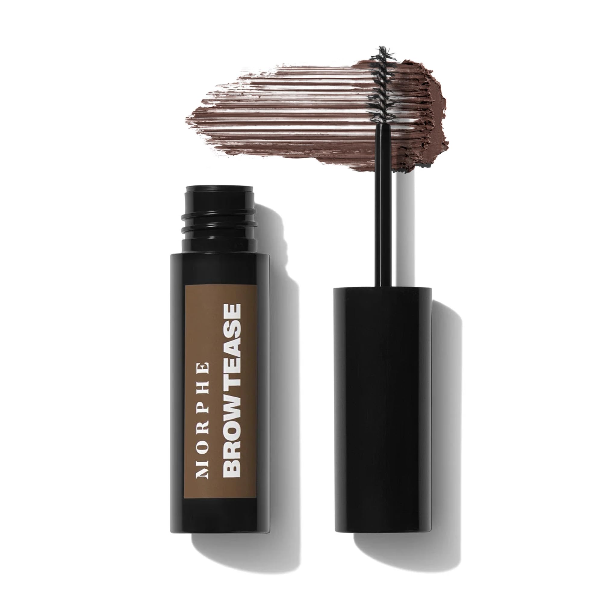 Morphe Brow Tease Eyebrow Gel Mousse - Volumizing Brow Gel to Tint, Thicken & Shape with 100% Natural Bamboo Fibers - Enriched with Conditioning