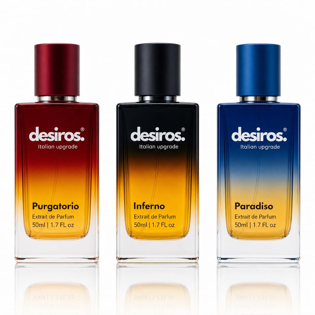 Desiros La Trilogia - Inferno, Purgatorio, Paradiso - 3 Profumi Uomo 50 ml