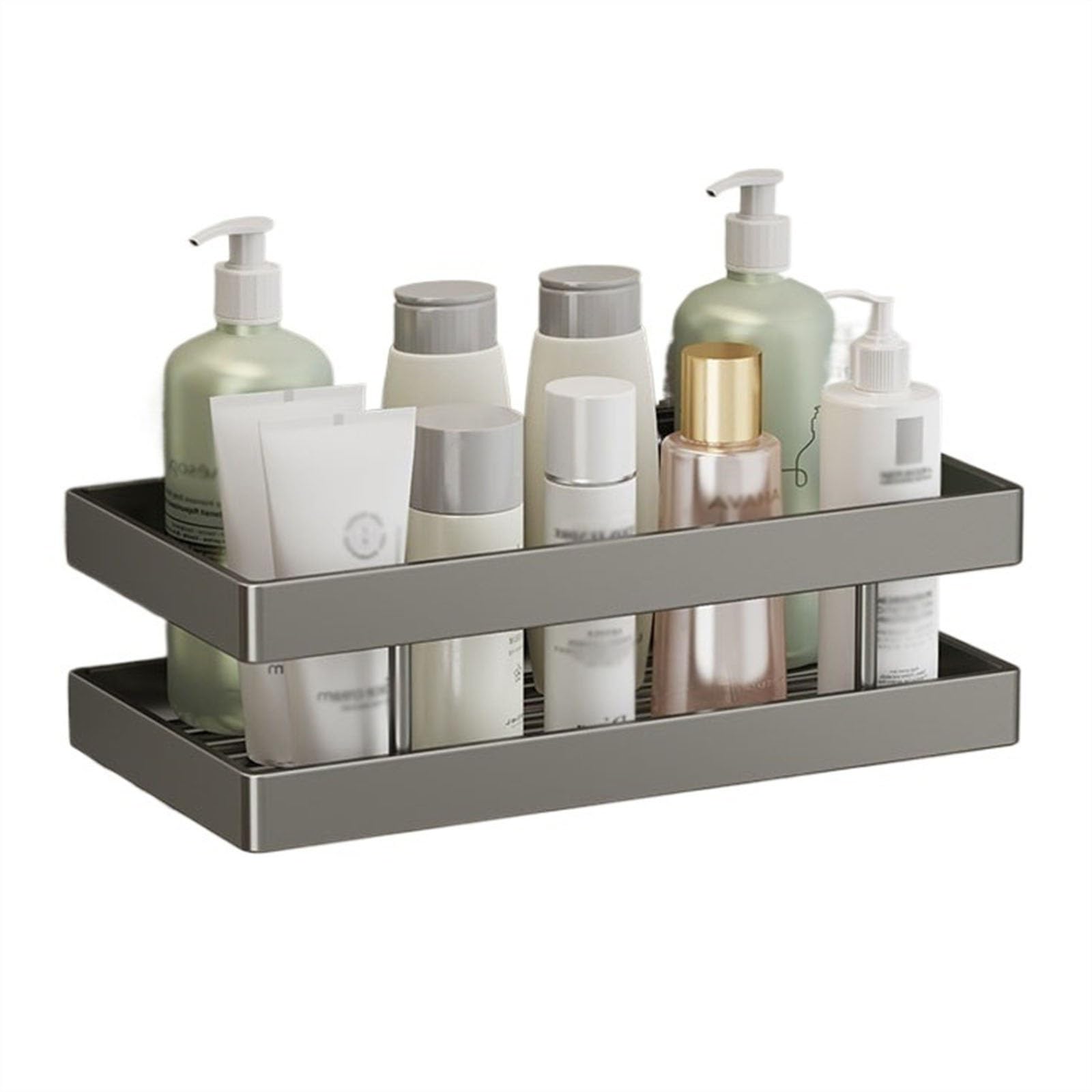 Shower Corner Shower Shelf Wall Mounted Bathroom Storage Shelf Shower Caddy No Drilling 304 Stainless Steel Shelves for