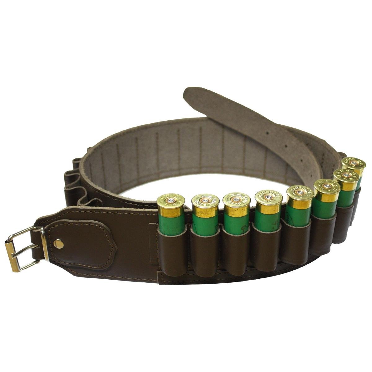 Leather 25 Shotgun Cartridge Belt - 12 Gauge loops - 38 to 44 inch