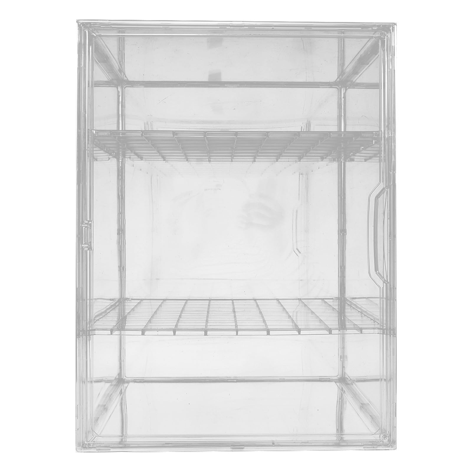 Transparente Bäckereiauslage für Theke und Küche mit 3 Ebenen