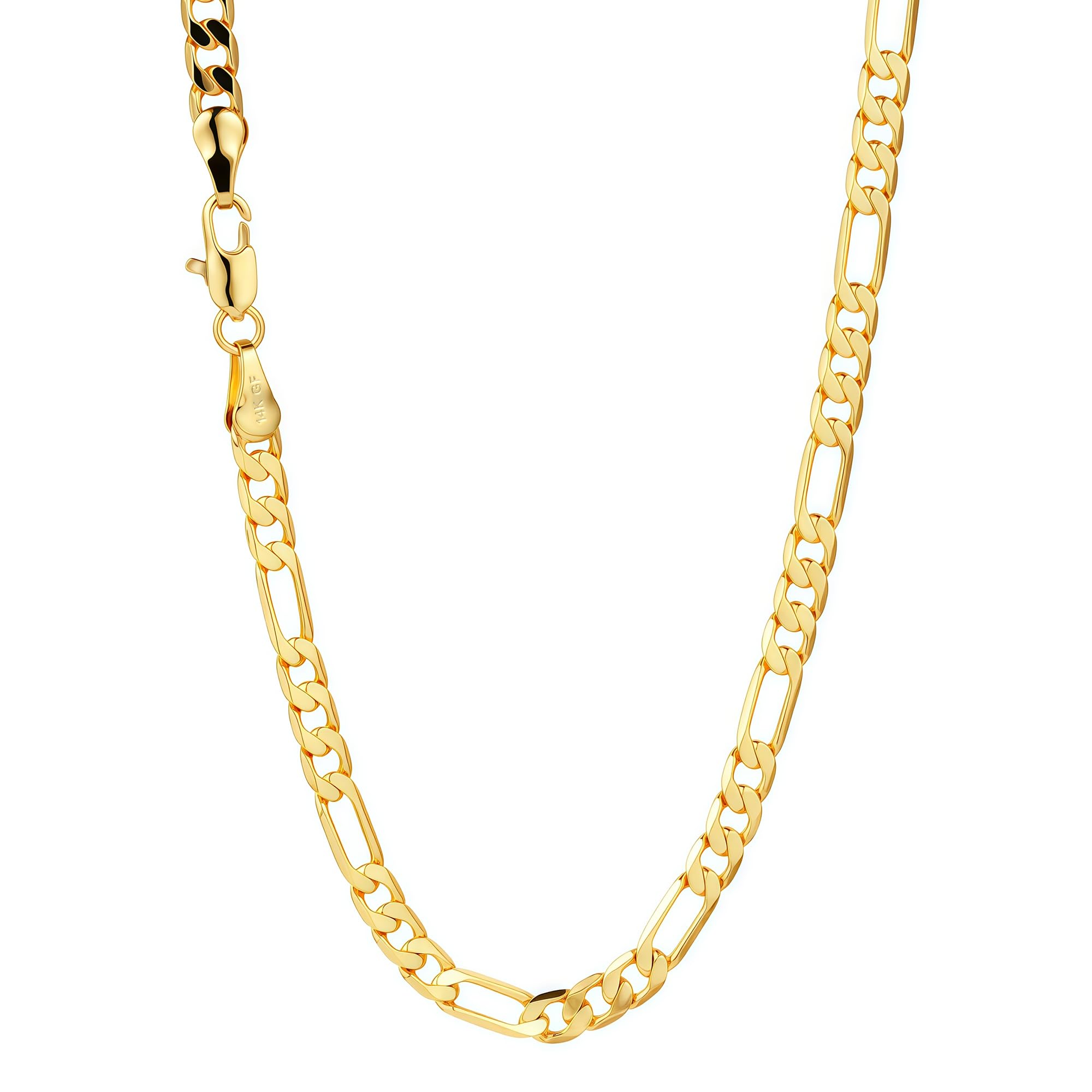 BRAYEG Figaro Chain Necklace