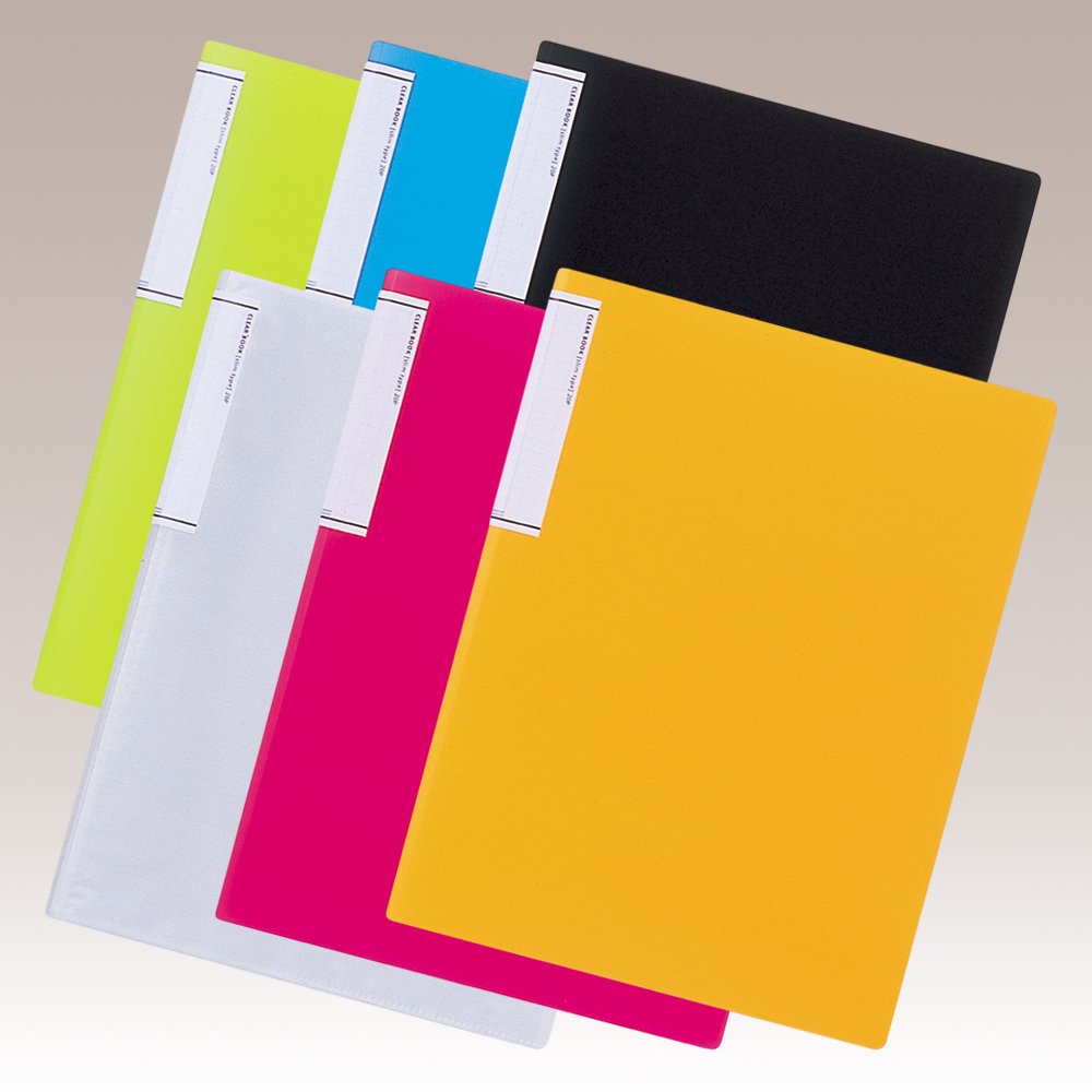 Lihit Lab., Inc. Clear Book (Slim) A4 20P yellow green N7111-6