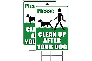 Rid Your Lawn of Doggy Doody with Curb Your Dog Signs
