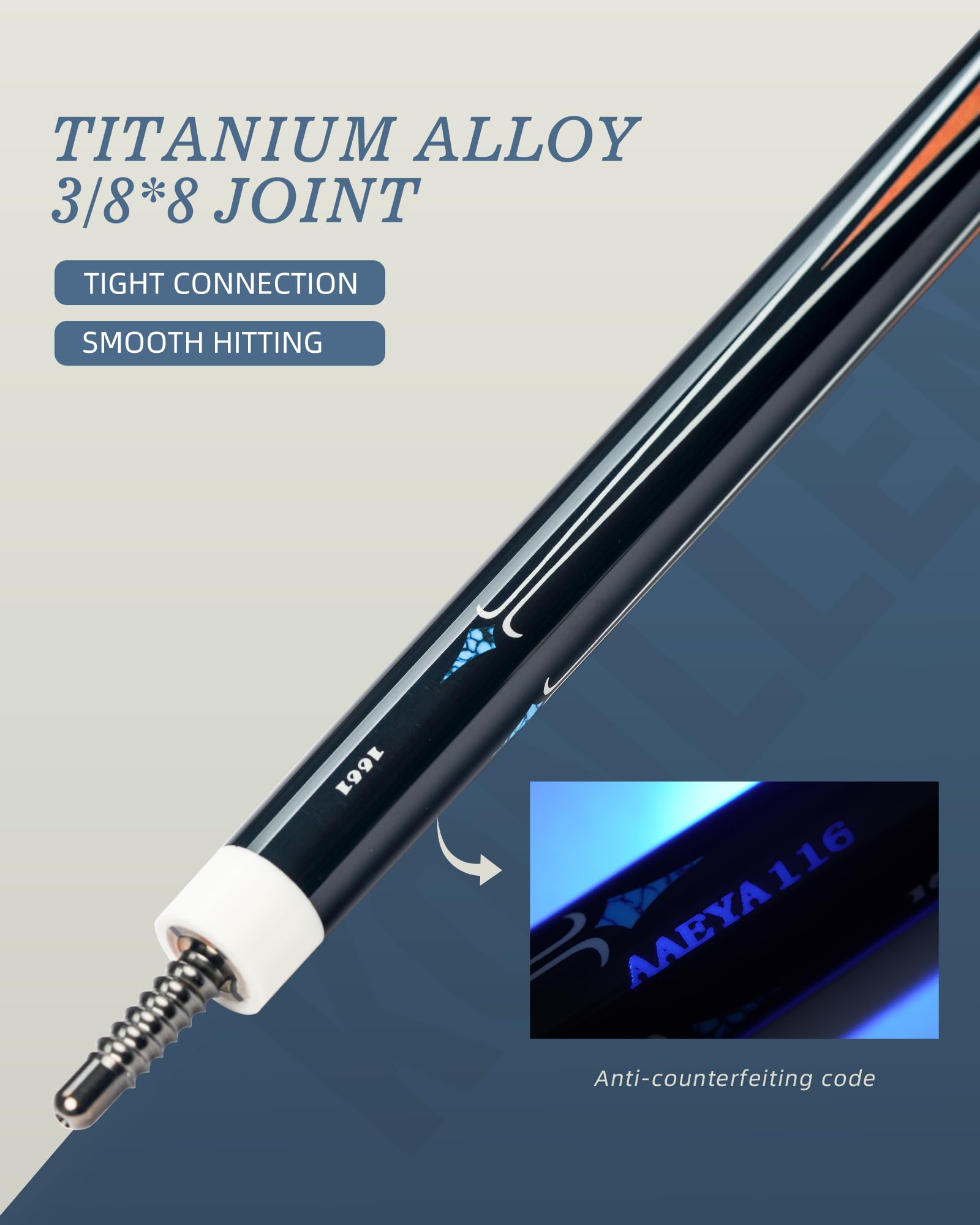 KONLLEN Carbon Fiber Pool Cue Stick 58-inch Professional Pool Sticks Low Deflection Pool Cue for Adults Ultra-Smooth Billiard Cues with 12.5mm Tip