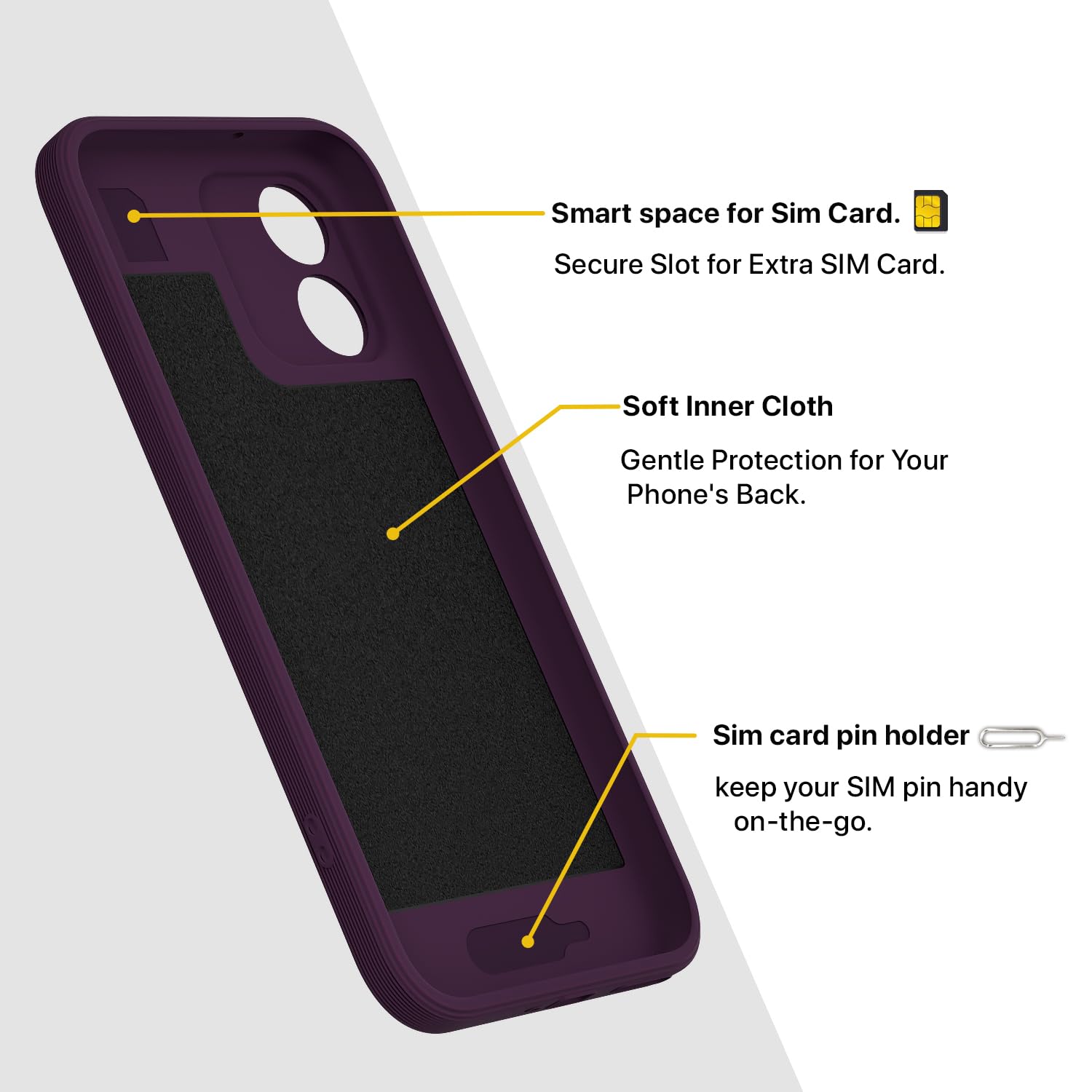 Redmi Note 17 5G Case - Purple Silicone Cover -6 Redmi Note 17 5G Case - Purple Silicone Cover -6