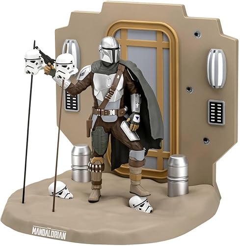 Revell 06784 Star Wars: The Mandalorian Din Djarin™ - The Bounty Hunter - Kit de modelo de plástico sin construir y sin pintar a escala 1:9 con base