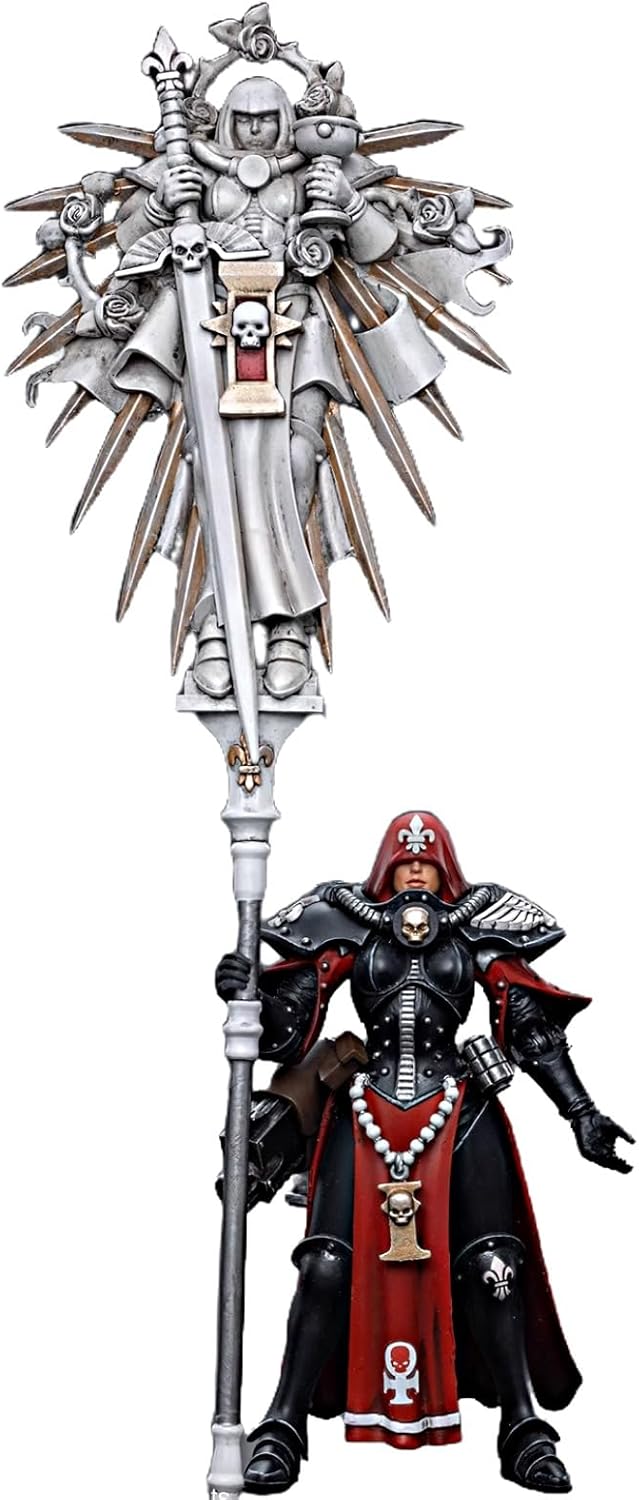 JOYTOY Saelon Warhammer 40K 1/18 Action Figures Adepta Sororitas Imagifier Sister Saelon Collectible Model Birthday Gifts Warhammer Series Model