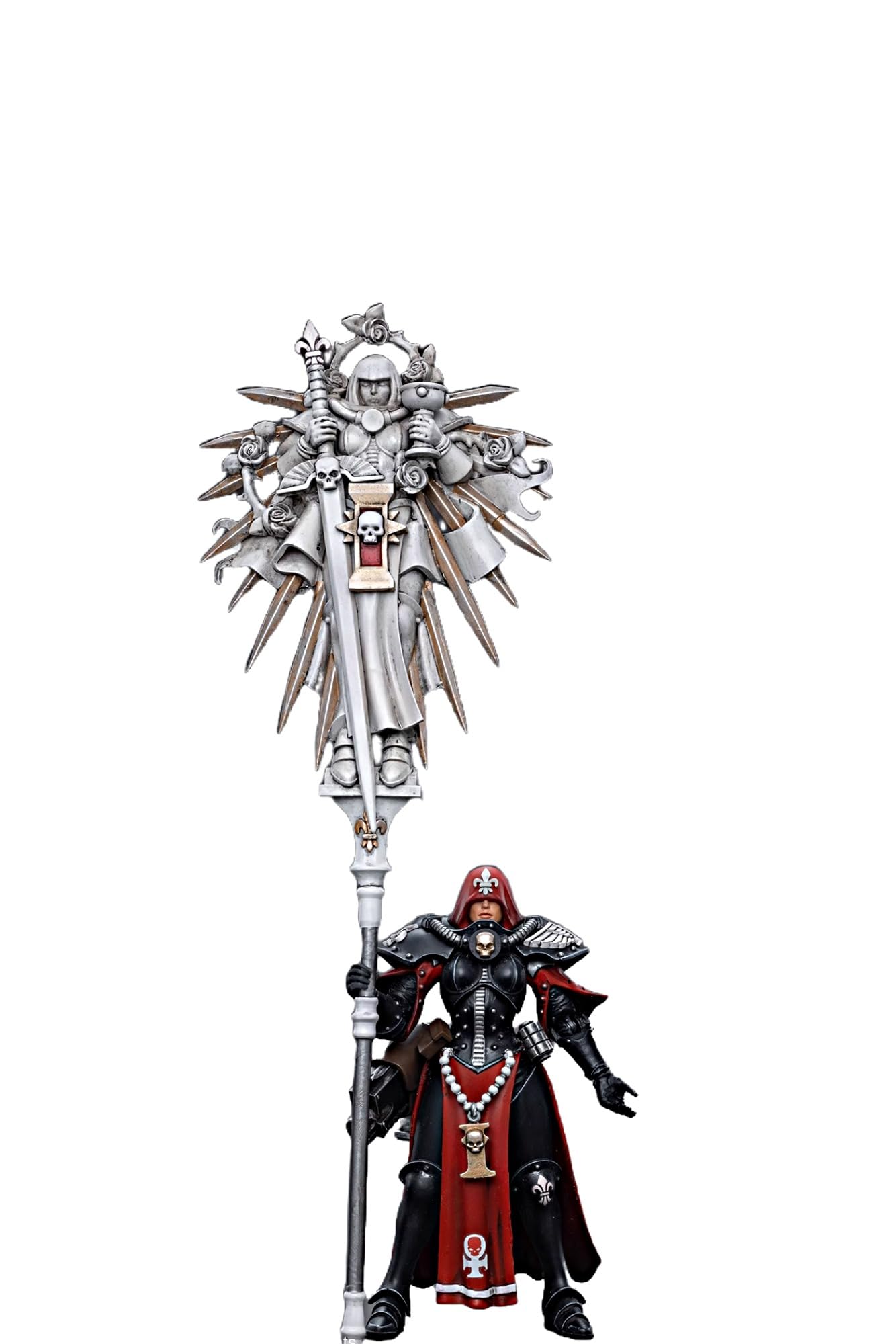 JOYTOY Saelon Warhammer 40K 1/18 Action Figures Adepta Sororitas Imagifier Sister Saelon Collectible Model Birthday Gifts Warhammer Series Model