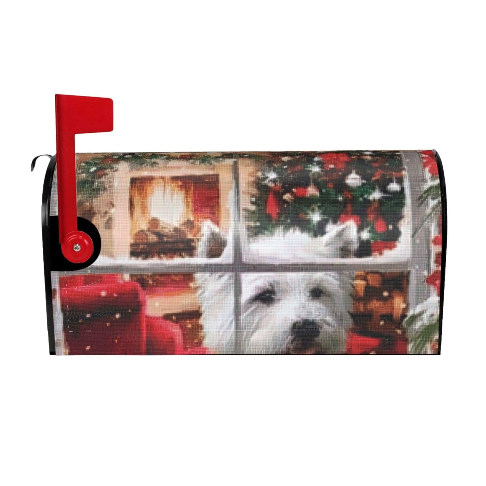 Dog and mailbox outdoor christmas decoration Clearance