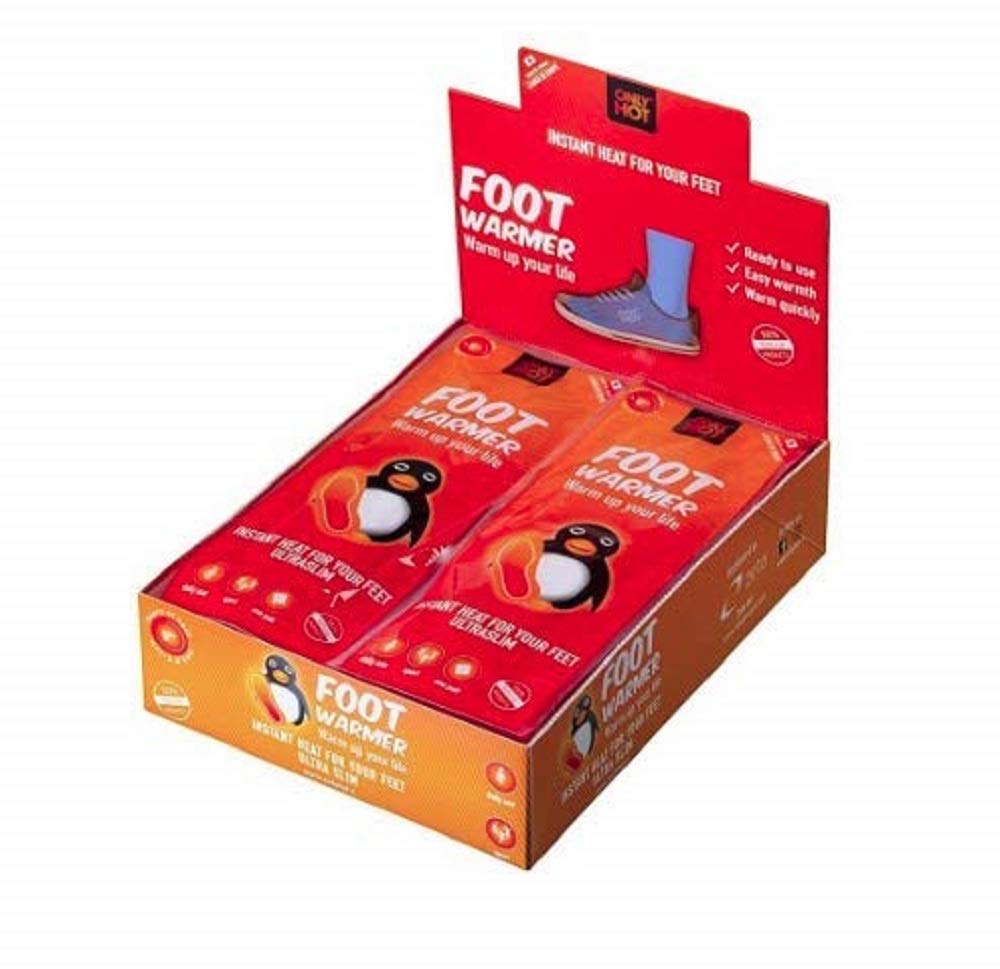 Scaldini Per Piedi Only Hot - Autoriscaldanti, 9 Ore Di Calore, Naturali E Comfortevoli, Confezione Da 40 Paia - Foto 5