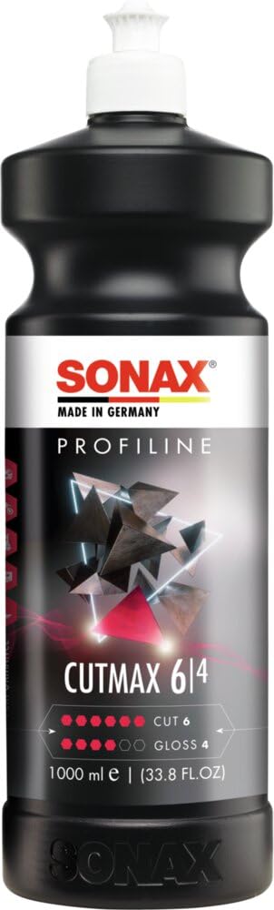 SONAX PROFILINE Cutmax (1 litr) – wysokowydajny lakier ścierny do lakierów wyblakłych i porysowanych. Bez silikonu | nr artykułu 02463000