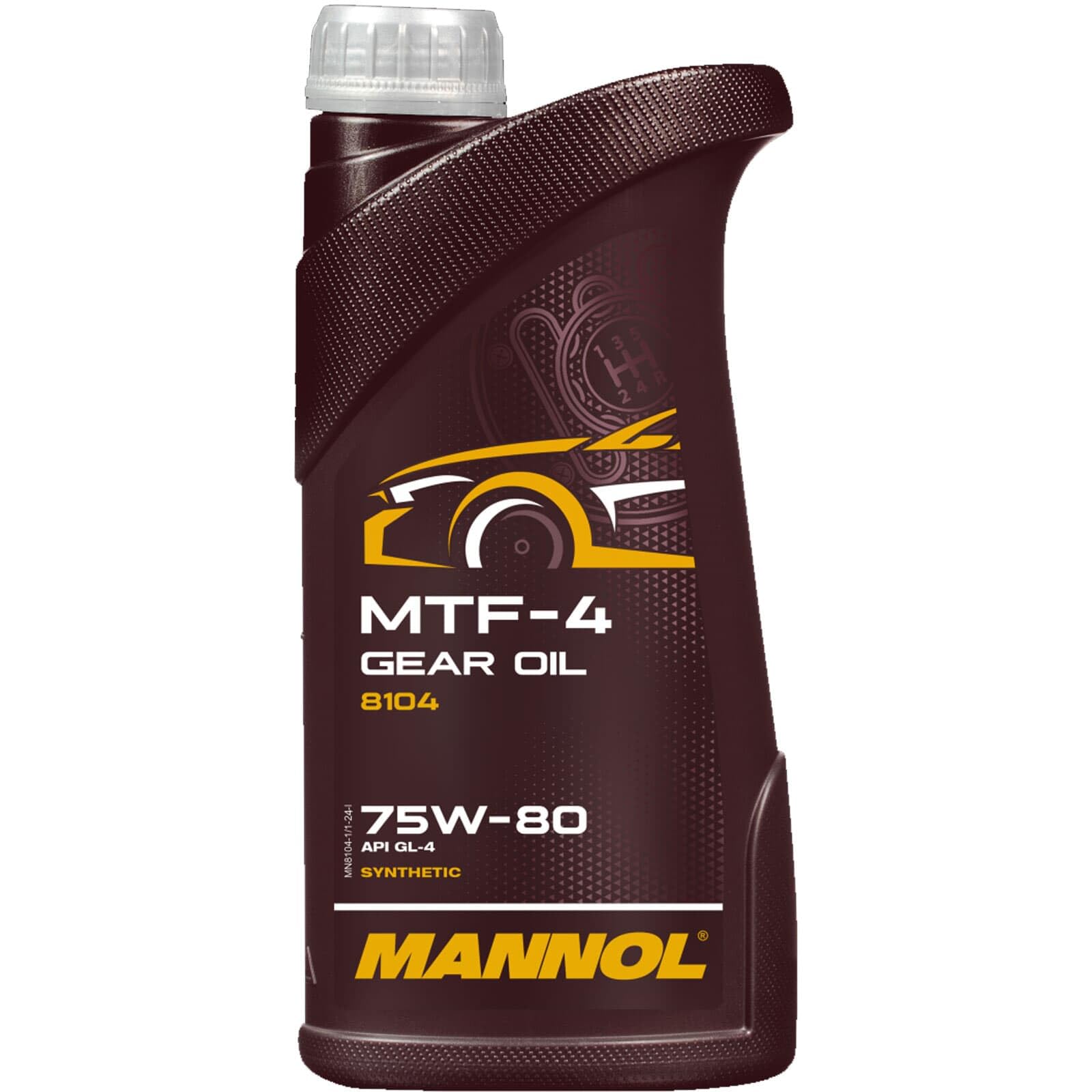 SCT Mannol 6x MN8104-1 Getriebeöl (1 L) | Mtf LT-1/-2/-3/-4 235.10 G009 317 , Mannol 8104 Mtf-4 Getriebeoel 75W-80 GL-4