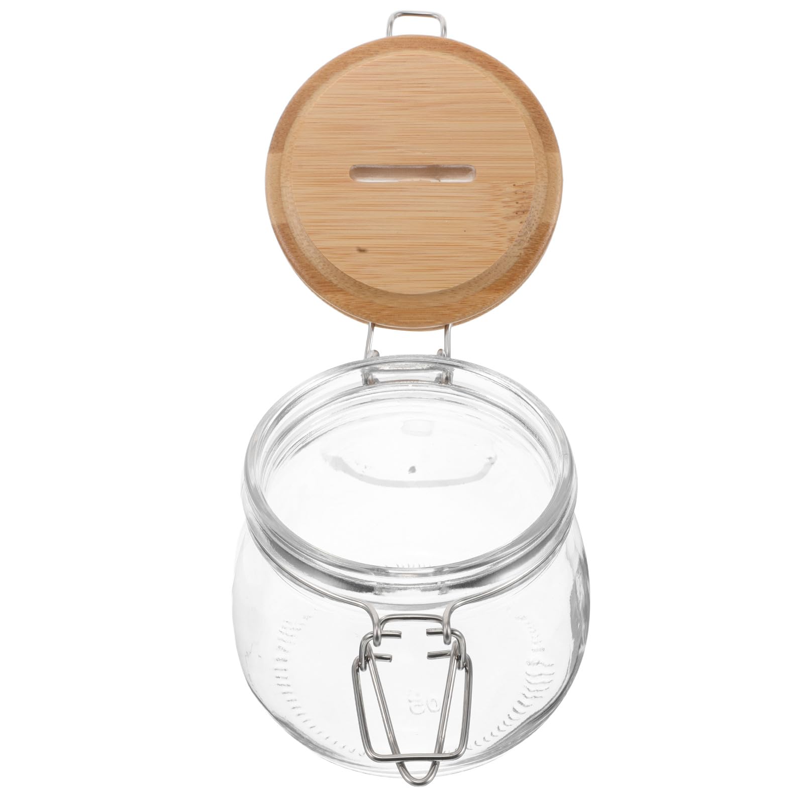 Pot hermétique en verre avec couvercle Homoyoyo grande capacité pour rangement