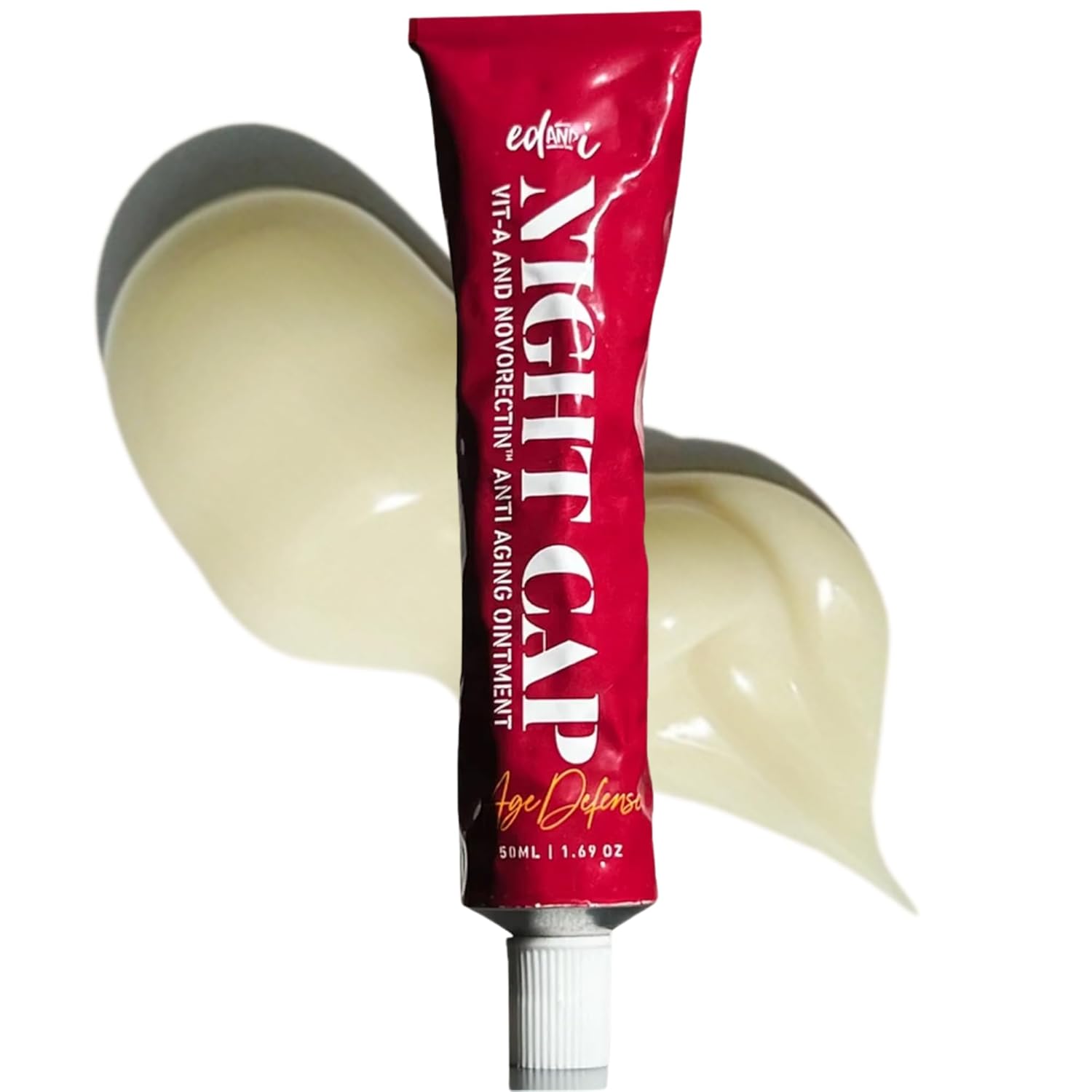 NIGHT CAP Facial Night Cream with Vitamin A, and NovoRetin Anti Aging Ointment to Minimize Appearance of Wrinkles and Fine Lines, 1.69 oz