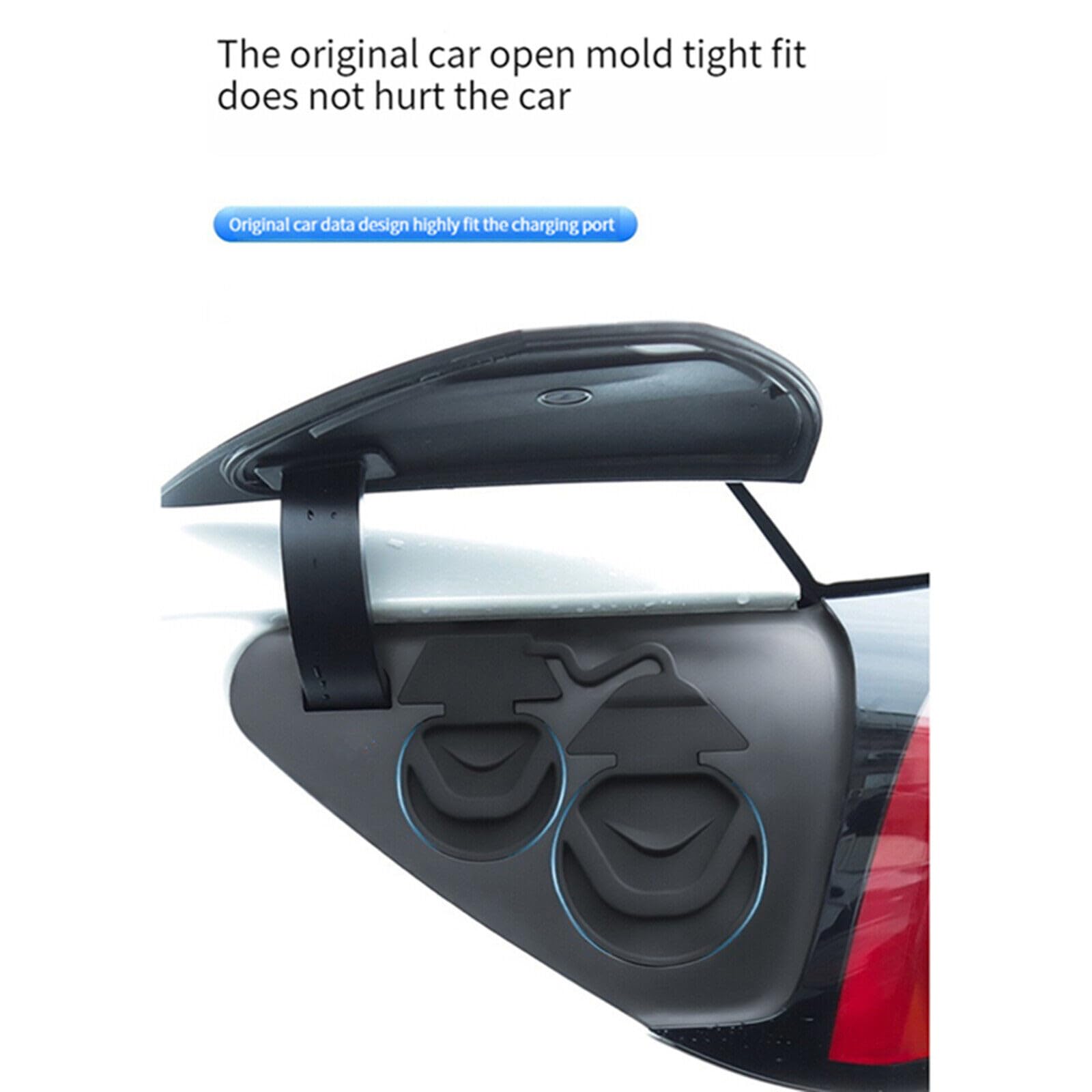 ThtRht EV Charger Plug Cover Replacement Electric Vehicle Charging Port End Cap Rubber Attachment Dust Weather Resistant Protection For Car Charging Station Home Indoor Outdoor EVSE SAE J1772