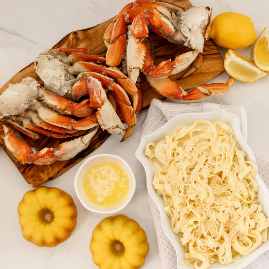 SeaBear Dinner for Two – Gourmet Seafood Meal Kit (Halibut Dinner)