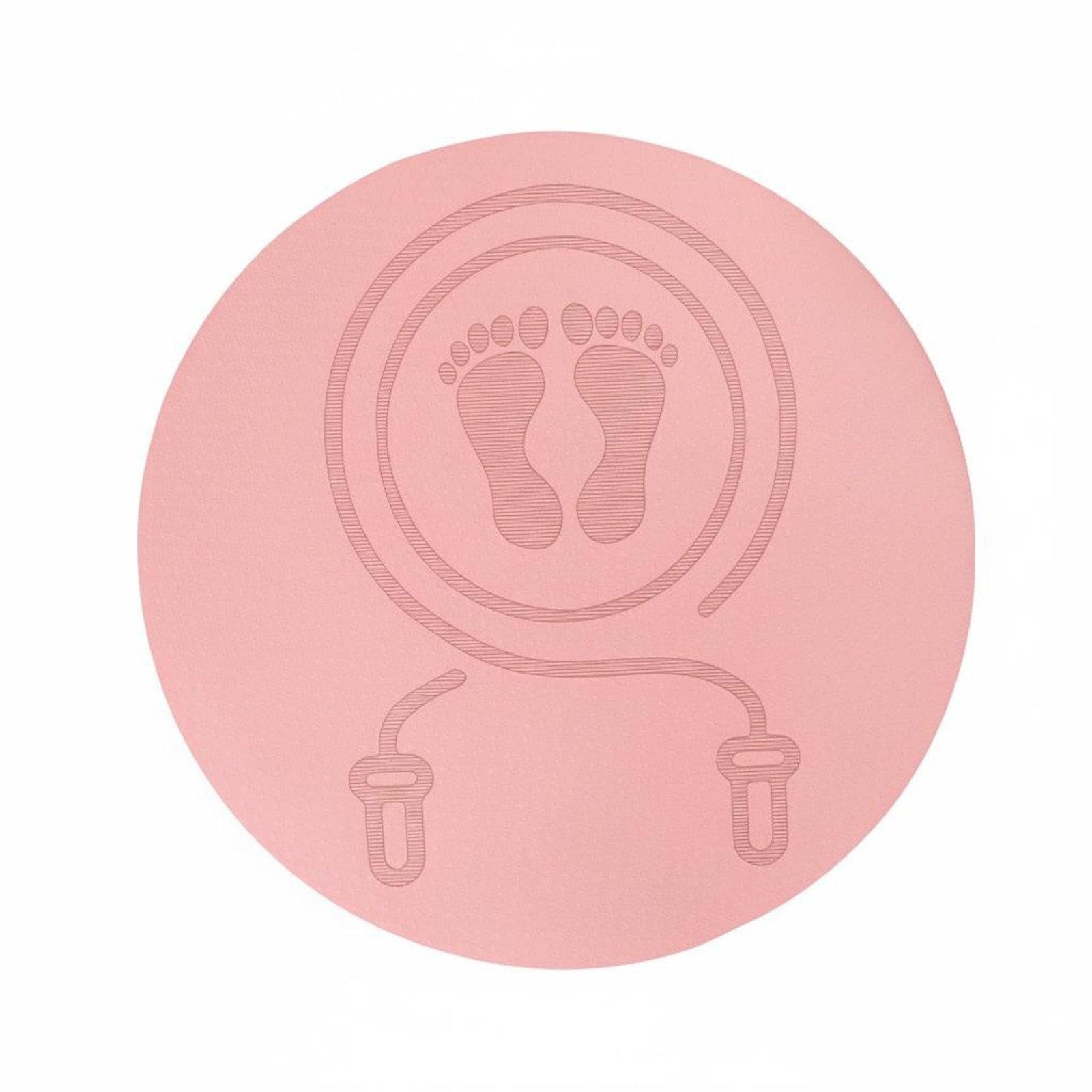 Round Jump Rope Mat Soundproof Circular Skipping Mat Non-Slip Shock Absorbing Workout Pad for Indoor, Home Gym Pink 60x60x0.8cm|Sporting Goods| Fitness Running & Yoga| Fitness Equipment &-image-44