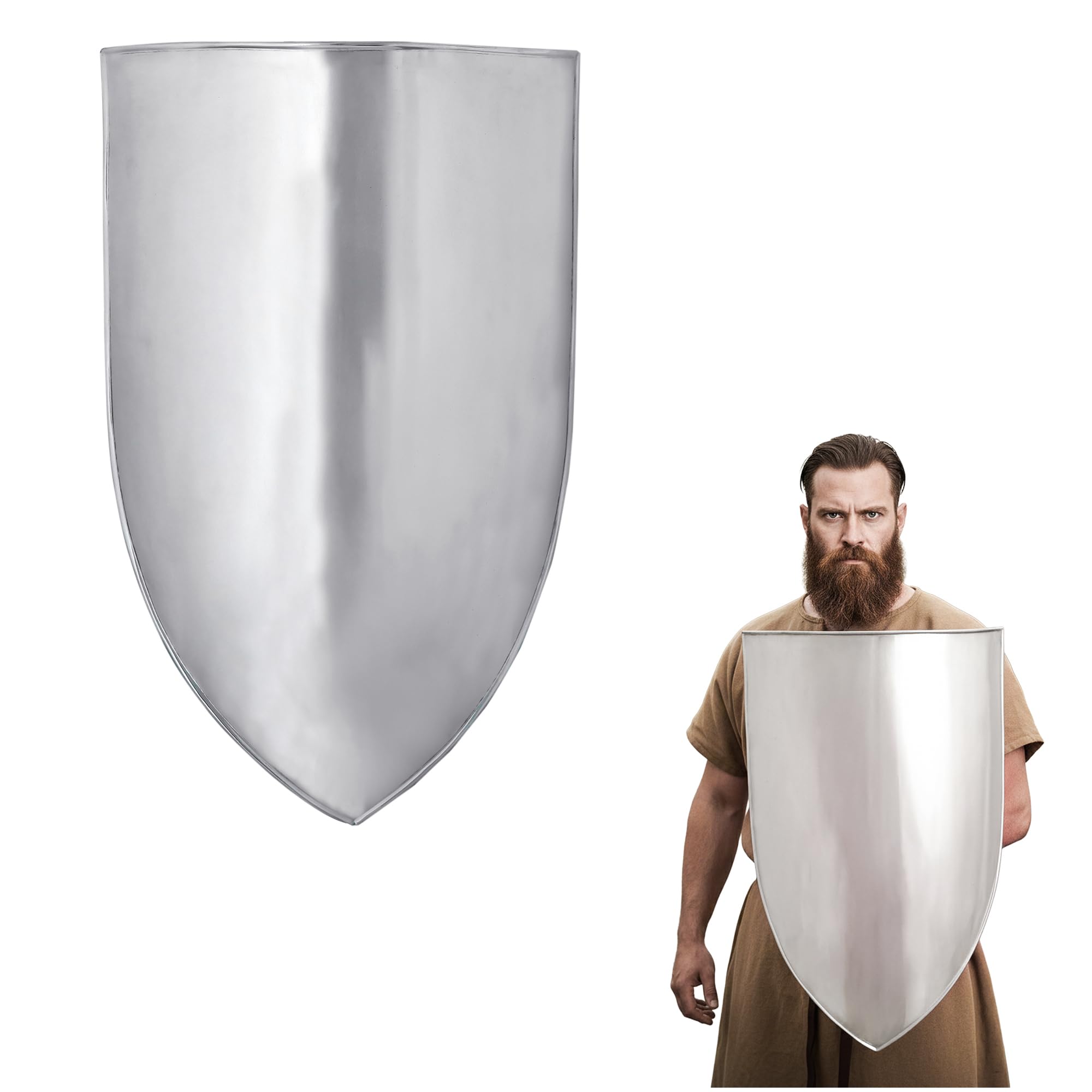 Lord of Battles Mittelalterlicher Heizschild, handgeschmiedet, anpassbar, funktional, mittelalterliche Rüstung, Schild, historische Nachstellungen
