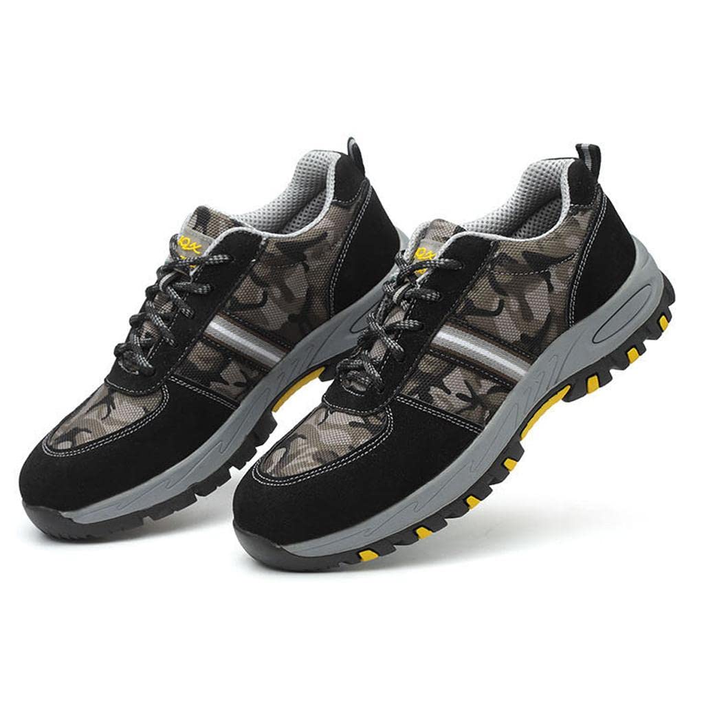 LOOM TREE® Mens Safety Shoes Steel Toe Work Hiking Climbing Boots EU 45 US 11.5 UK 10.5 | 1 Piece Men Steel Toe Shoes-image-35