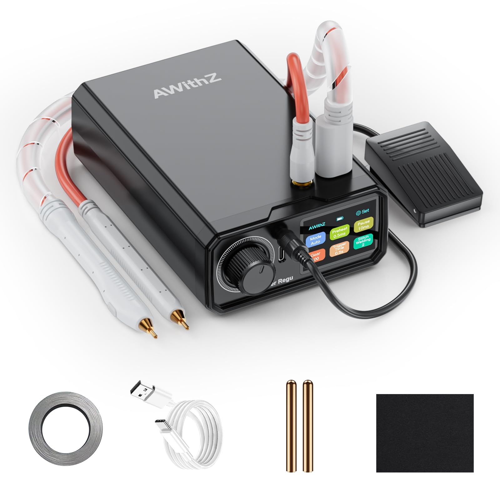Amazon | 9000W バッテリースポット溶接機、AWithZ スポット溶接機UK3