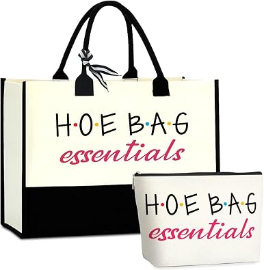 Funny Retirement Tote Bag Gift for Women - Unique Cool Party & Hoe Bag Design Gift Ideas for Best Friends