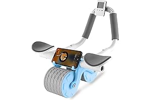 2024 Ab Roller Wheel with Knee Mat & Timer: Enhance Your Abdominal Workout