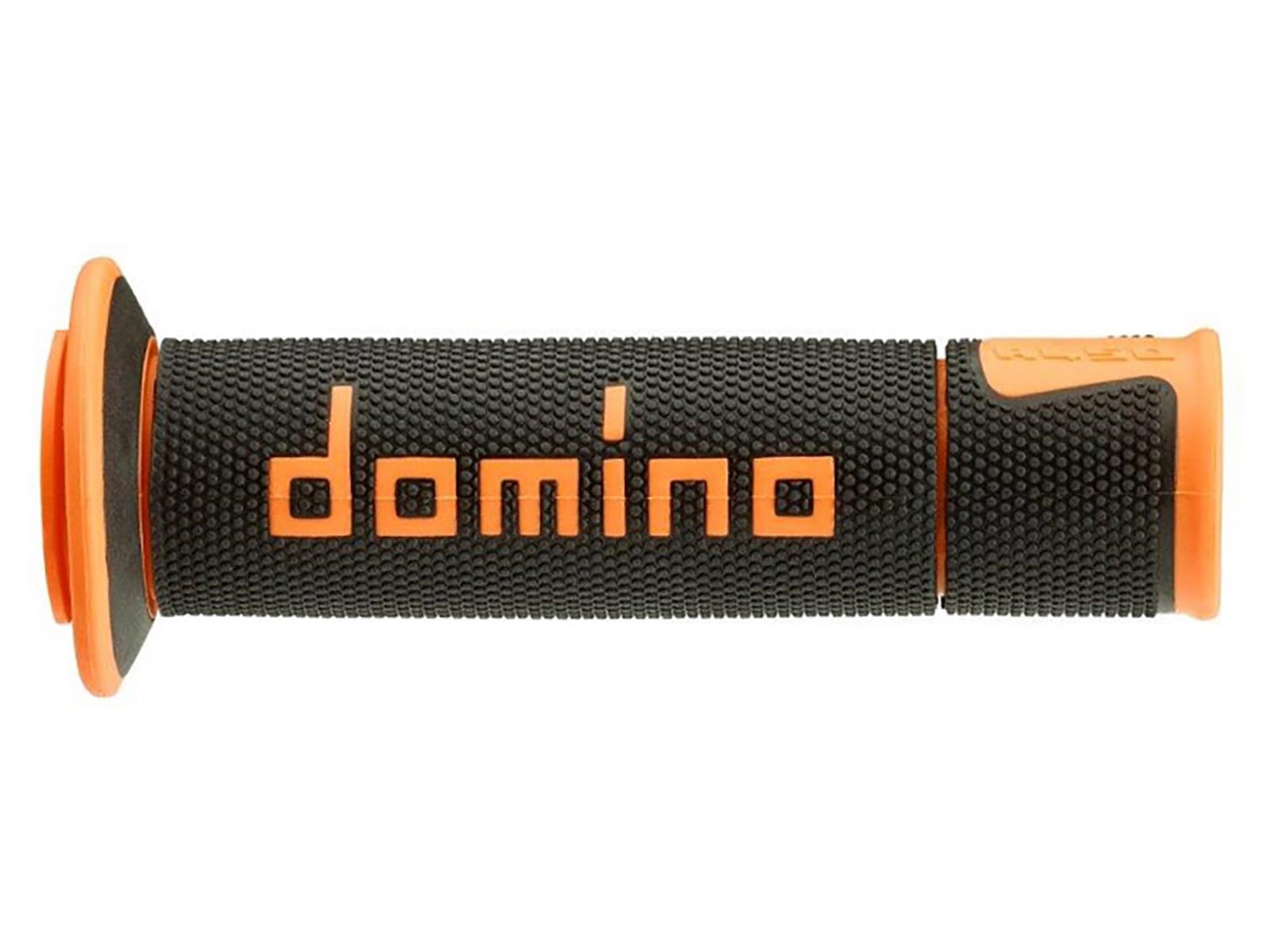 DOMINO Coppia MANOPOLE Nero/Arancio Racing STRADALI
