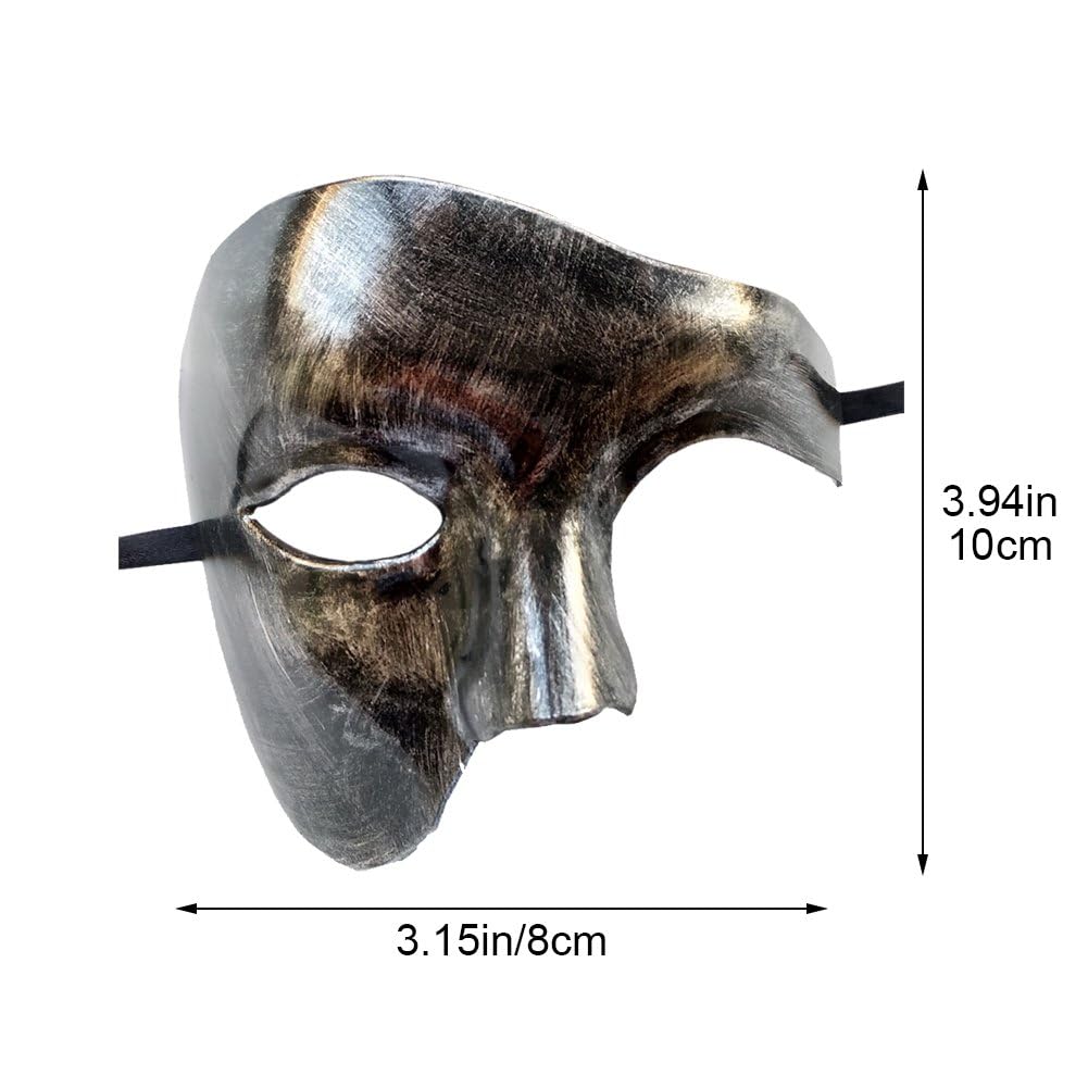 Amazon.co.jp: [Dinntty] ハーフフェイス マスカレードマスク