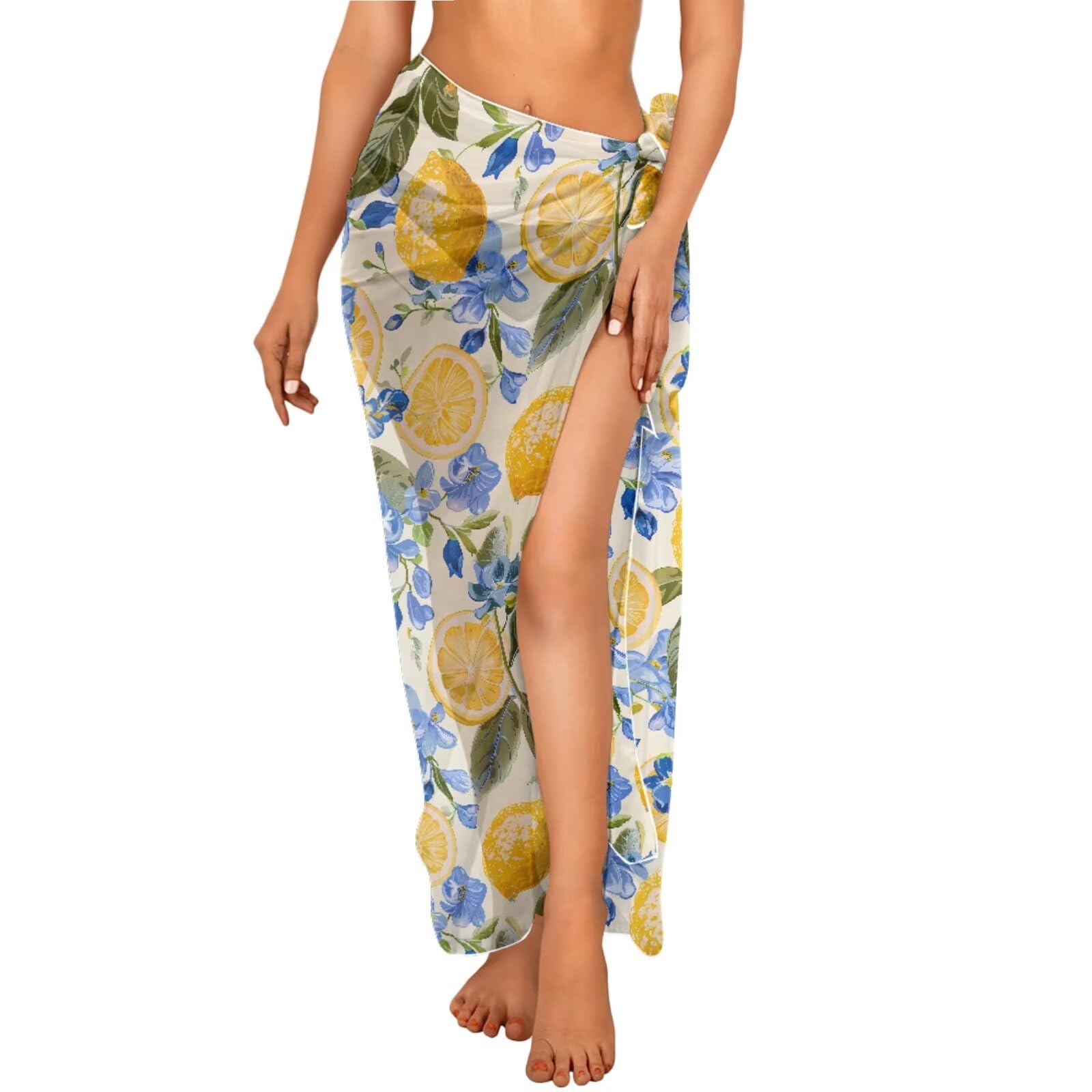 Costume da bagno da donna a vita alta, controllo della pancia, top costume da bagno con slip e copricostume, 3 pezzi