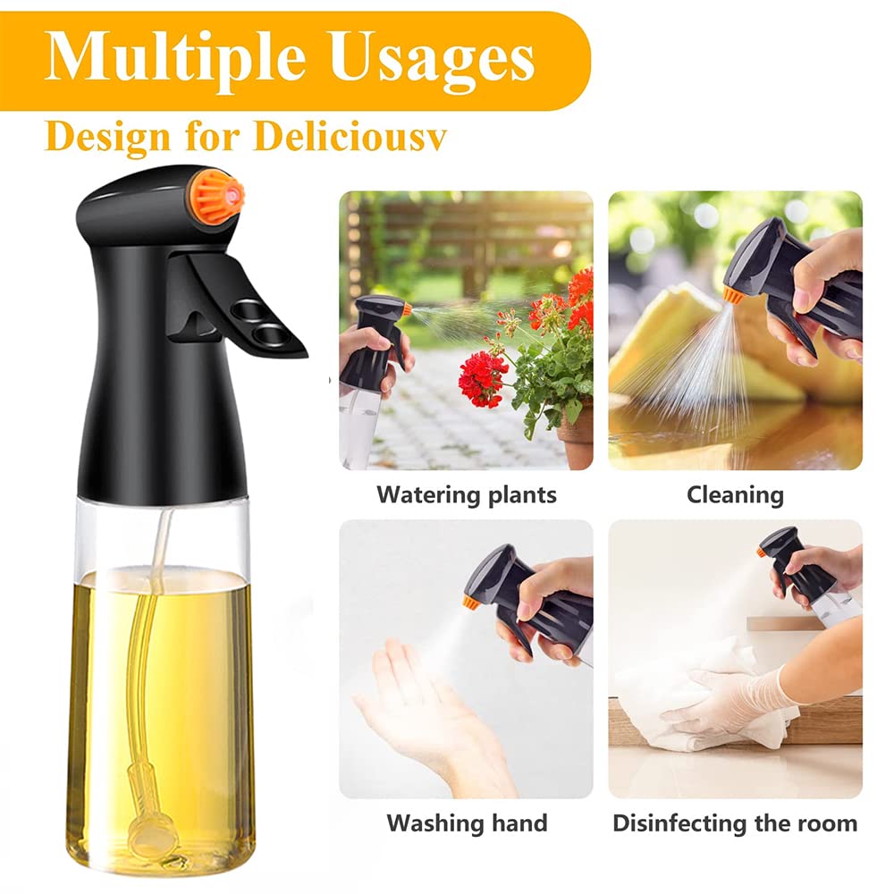 2 Pièces Spray Huile Olive 200ml - Vaporisateur Cuisine Pour Barbecue, Pâtisserie Et Assaisonnement
