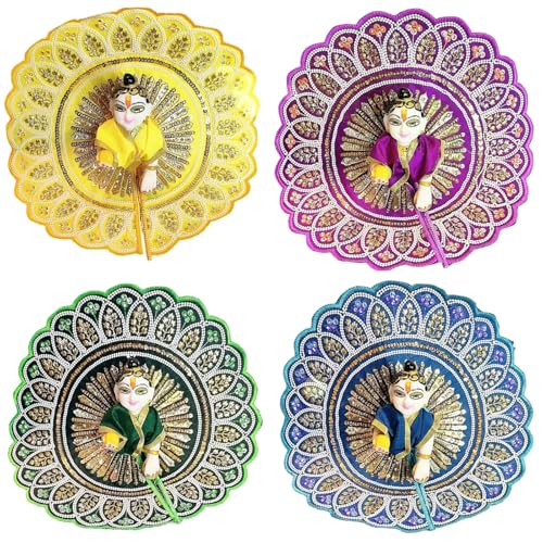 Image of Partish Laddu Gopal Heavy Diwali Janamashtmi Poshak Size 2 l Ladoo Gopal Dress l Bal Gopal l Kanha Ji Thakur Ji Dress(K)