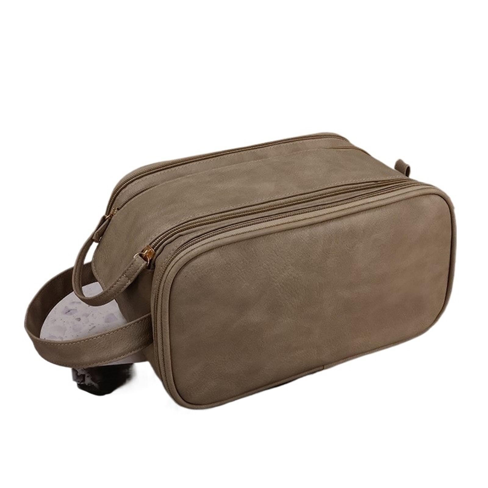 Trousse maquillage double fermeture éclair grand compartiment - 6