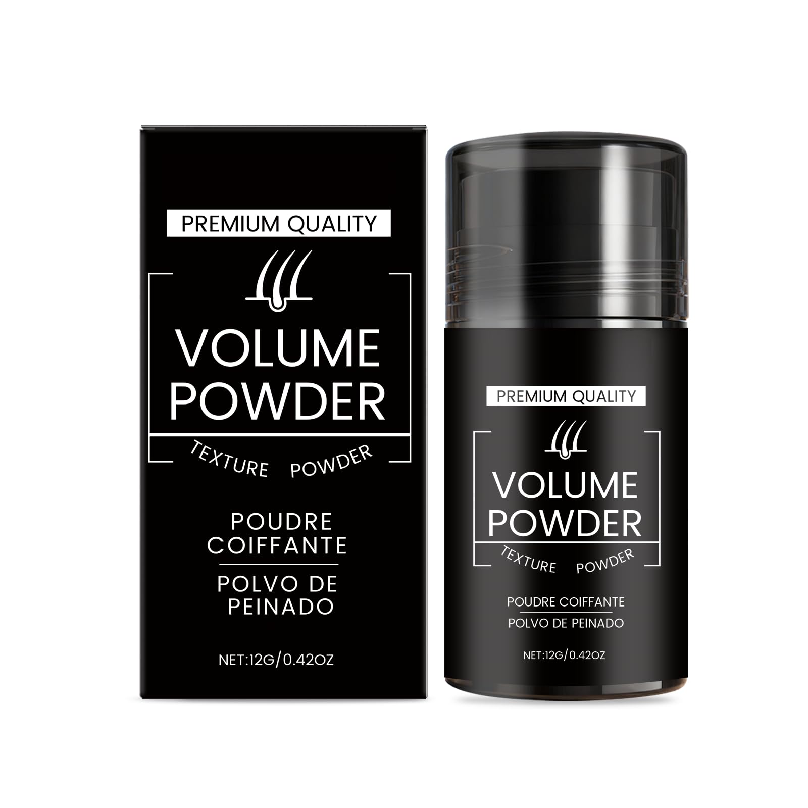Volume Powder for Hair Root Lifting Texturizing - Creates Soft Fluffy Hair with Natural Matte Look No-Mess Application
