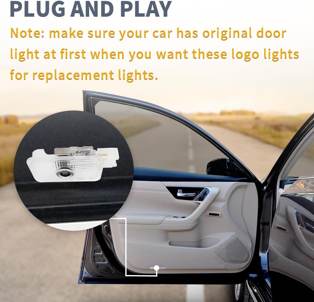 LAST CALL 2Pcs Door Lights Logo for Legacy Puddle Lights Car Door Lights Logo Projector Courtesy LED Ghost Shadow Light Projector Lamps Legacy 2010-2021 Accessories (Legacy -01)