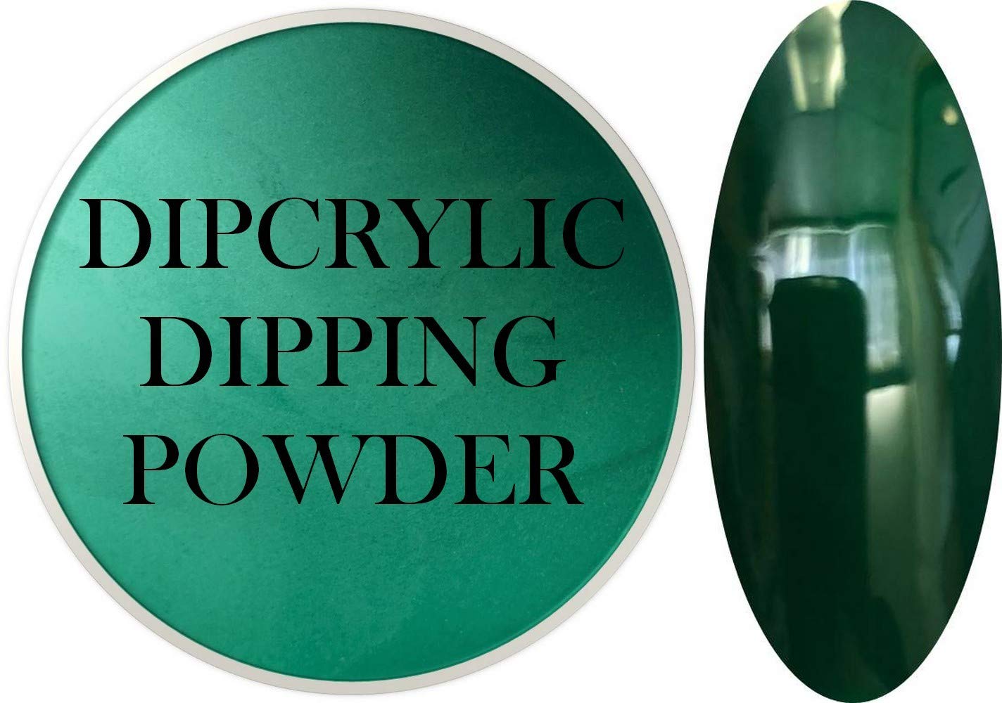 SHEBA NAILS Dipcrylic Dip Dipping Powder Kit- SHADES OF GREEN TRIO - 1oz Jar each Sparkling Green, Satin Green, Moss