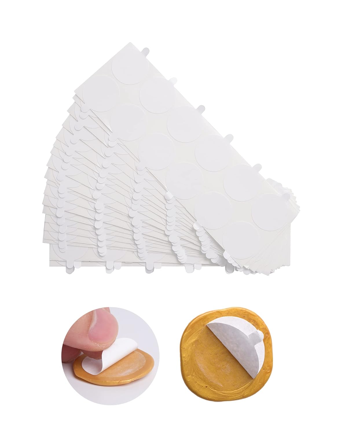 Comprar LANDVIDI Double Sided Adhesive Dots for Wax Seal Stamp kit