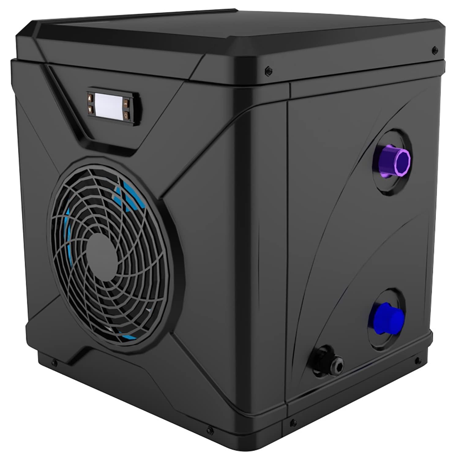 Pompe à Chaleur pour Piscine et Chauffe-Eau électrique pour Spa avec régulateur de température numérique, adapté aux piscines ≤ 15 m³