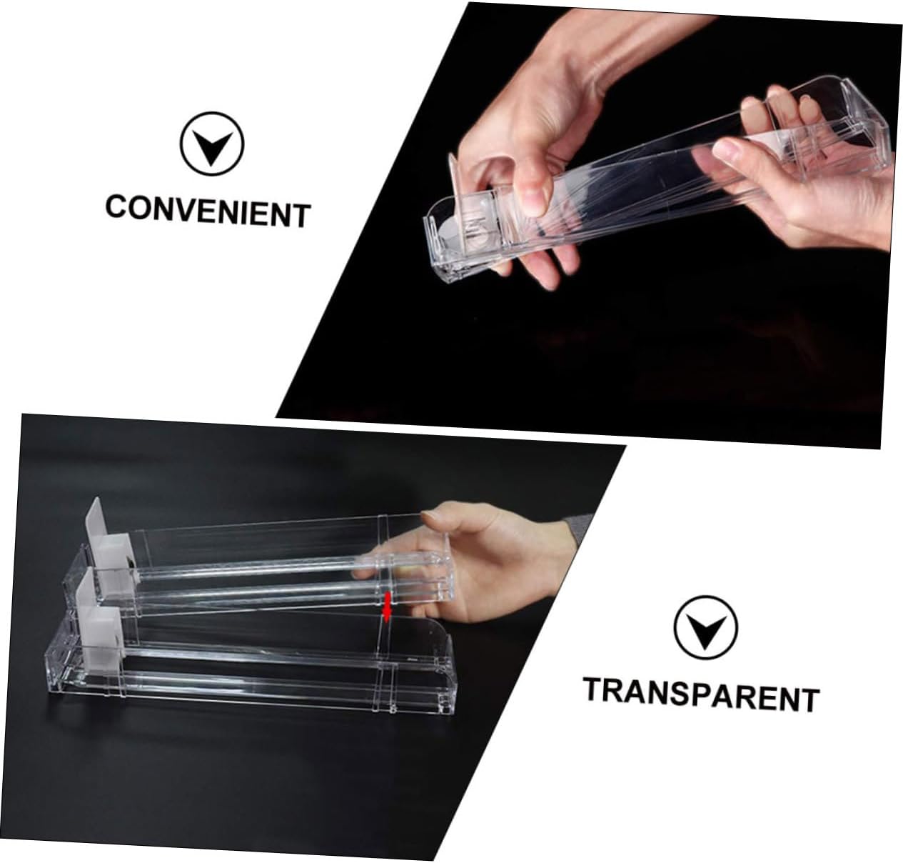 Plastic Automatic Cigarette Display Rack Auto-Push Showcase Stand for Shop