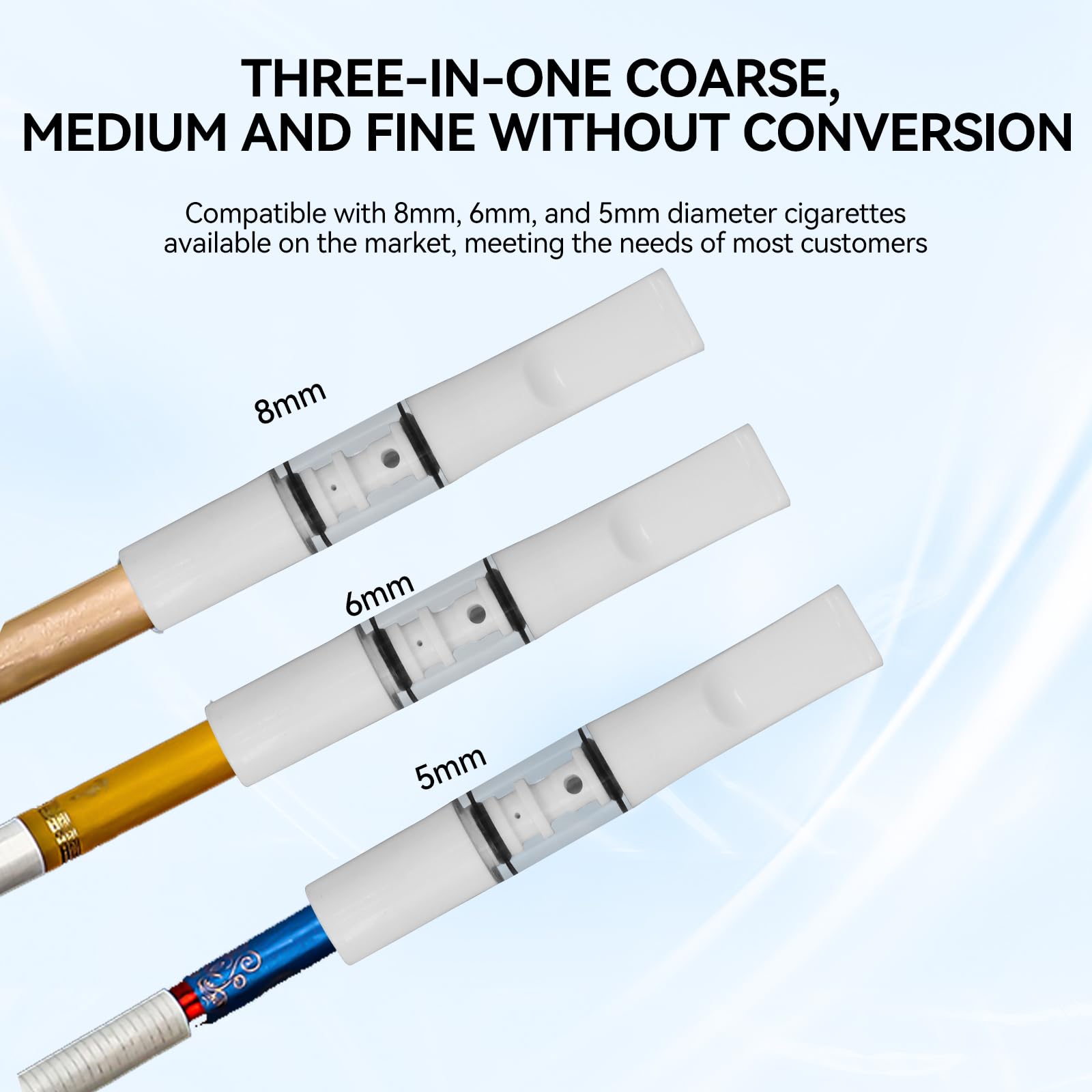 diameter of cigarette Comparison circumference and Pack of 10 Reusable Cigarette