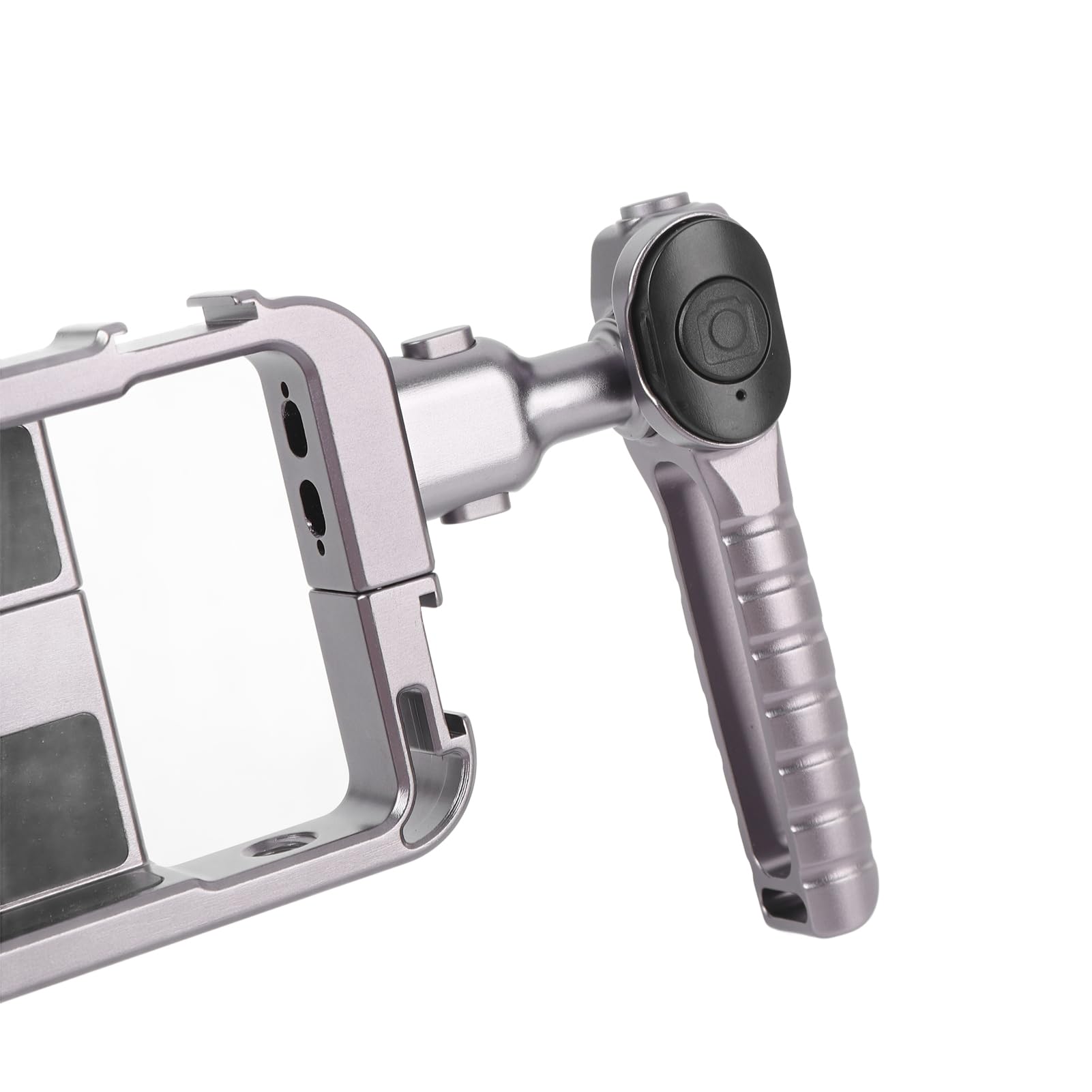 Generic Kit de Plataforma de Vídeo para Teléfono, Jaula de Teléfono de Aluminio Ligera y Portátil, Estabilizador de Doble para Fotografía Inalámbrica para Creadores de Contenido