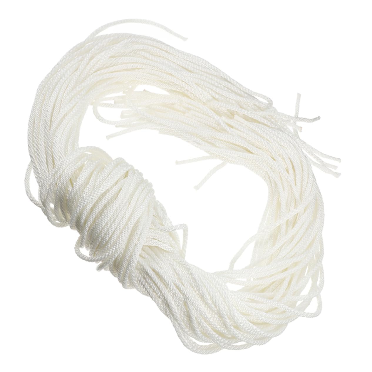 Cordon de Démarrage à Rappel en Nylon 5mm, Lot de 50 | Compatible Générateurs et Moteurs à Essence, Blanc, Ateliers et Fermes, Résistance à L’usure
