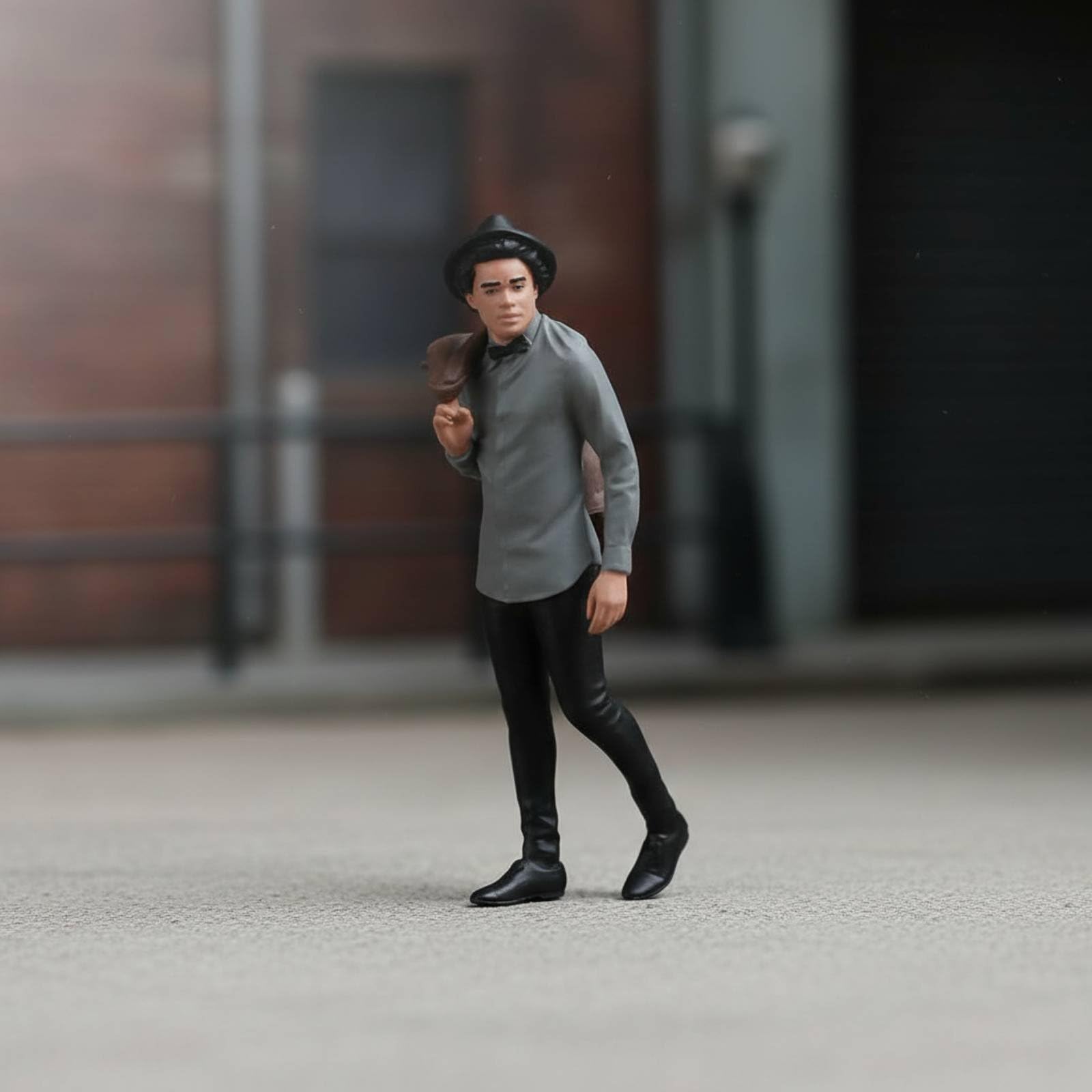 Painted Miniature Figure Miniatura Dipinta Figurina Uomo Personaggio Resina Pittura Fatta a Mano Finitura Realistica Accessorio Diorama Scene, 1-24