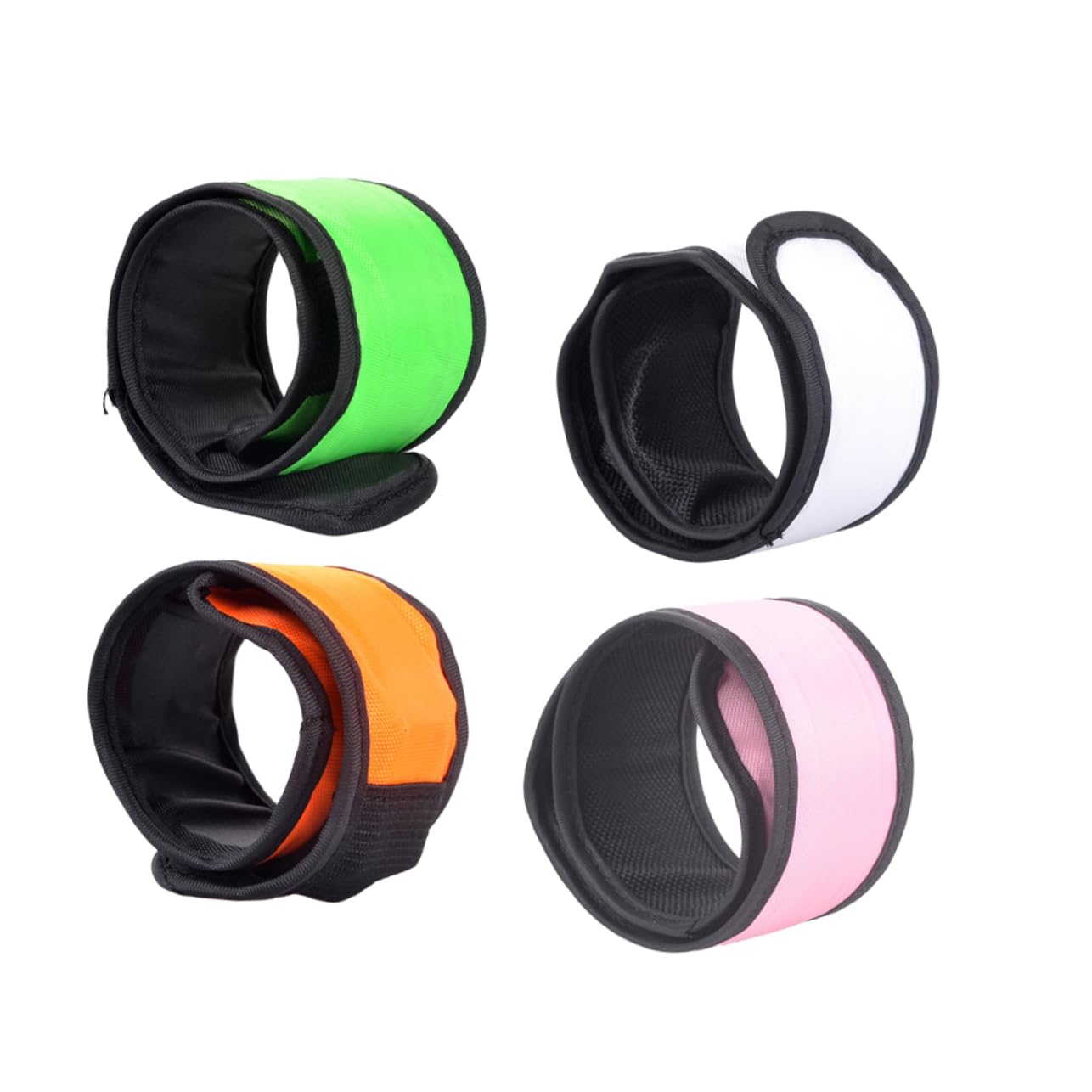 Kisangel 12 Piezas Luz De Seguridad Led Pulsera Muñequeras Brazalete De Seguridad Brazalete Led Bofetada Brazalete Reflectante De Seguridad Abrigo De La Muñeca Equitación Accesorios