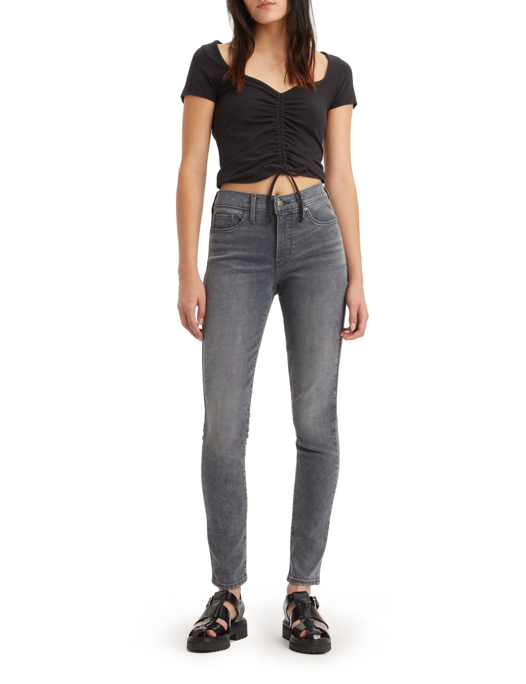 Levi's Damen 311 Shaping Skinny Jeans, Grey Ghost , 31W / 28L